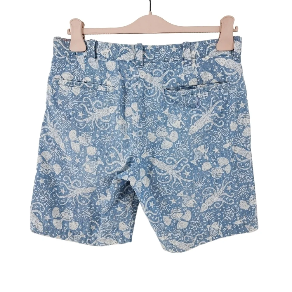 J. Crew Men's Sea Creatures Bermuda Short - Waist 31